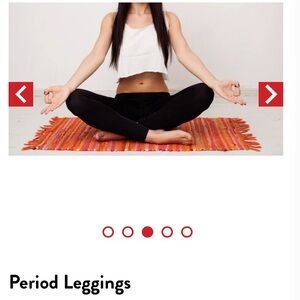 Ruby Athletics Period Proof size Medium black leggings. {1227}